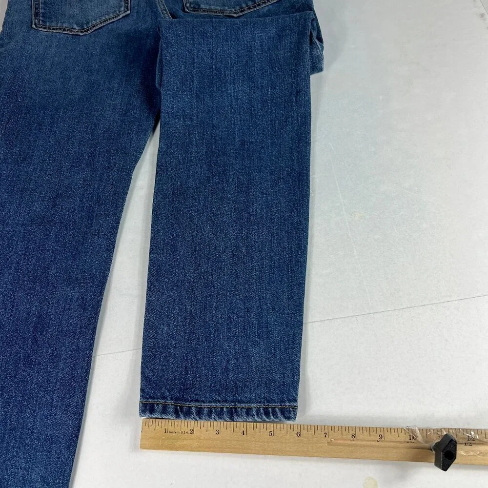 Max Mara Jeans Women's 29x29* Weekend Cropped Cigarette Skinny Blue Denim Tag 8